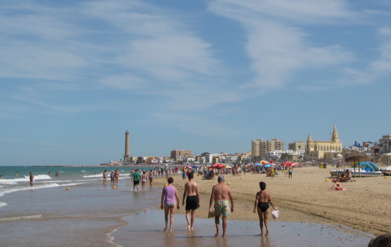  The view of the town when approaching it from Costa Ballena 